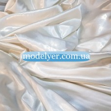 Ткань Атлас зеркало (молоко-золото)